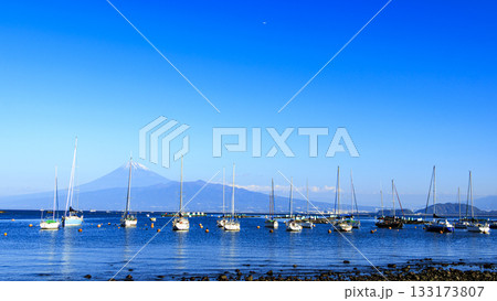 西伊豆からみた富士山 西伊豆からみた富士山 133173807