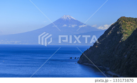 西伊豆からみた富士山(煌めきの丘) 西伊豆からみた富士山(煌めきの丘) 133173870