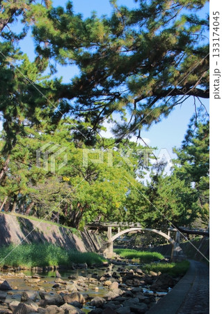 秋の夙川の清き流れ(兵庫県西宮市) 秋の夙川の清き流れ(兵庫県西宮市) 133174045