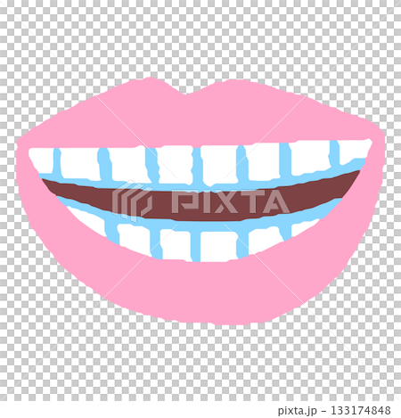 健康な歯の口 133174848