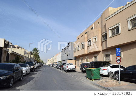 サウジアラビア リヤドの住宅街 133175923