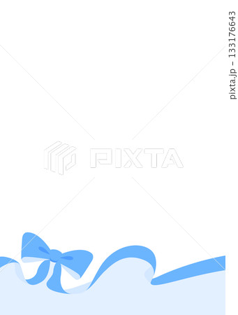 リボンのデコレーションフレーム、背景、縦向き リボンのデコレーションフレーム、背景、縦向き 133176643