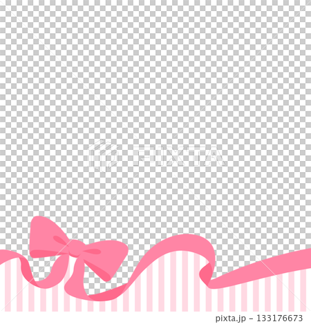 緞帶裝飾邊框、背景、條紋圖案、方形尺寸 133176673