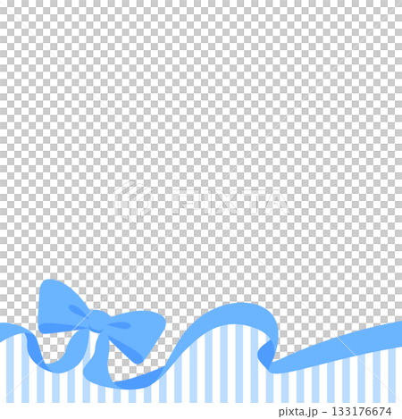 緞帶裝飾邊框、背景、條紋圖案、方形尺寸 133176674