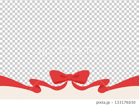 リボンのデコレーションフレーム、背景 133176830