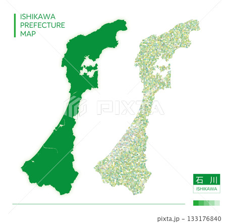石川県地図・Ishikawa(点描) 石川県地図・Ishikawa(点描) 133176840