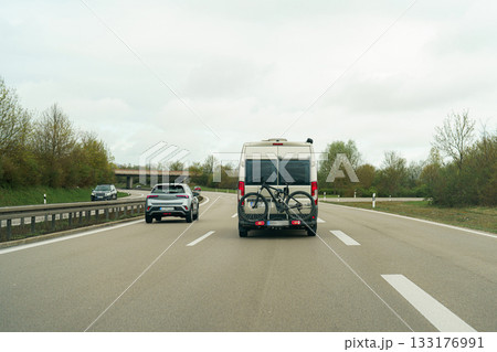 traffic jam on the road traffic jam on the road 133176991