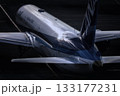 航空機のシルエット(B787) 航空機のシルエット(B787) 133177231