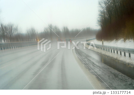 road in winter 133177714