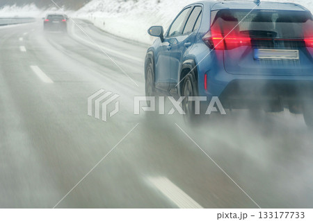 car on the road car on the road 133177733