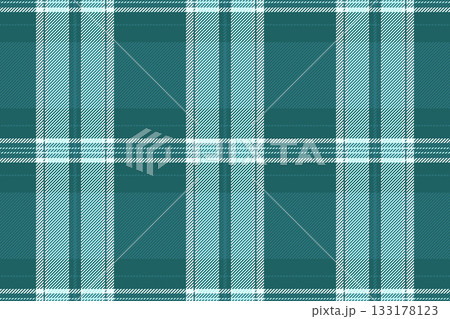 Tech seamless plaid textile, selection fabric vector tartan. Craft background texture pattern check in cyan and teal colors. Tech seamless plaid textile, selection fabric vector tartan. Craft background texture pattern check in cyan and teal colors. 133178123