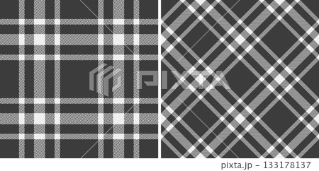 Tartan check vector of plaid pattern seamless with a background fabric texture textile. Set in monochrome colors. Valentines day gift ideas. Tartan check vector of plaid pattern seamless with a background fabric texture textile. Set in monochrome colors. Valentines day gift ideas. 133178137
