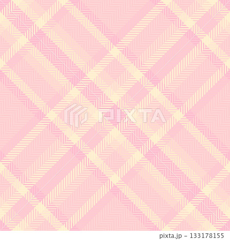 Geometric check tartan background, colorful plaid texture textile. Thanksgiving pattern seamless fabric vector in light and blanched almond colors. Geometric check tartan background, colorful plaid texture textile. Thanksgiving pattern seamless fabric vector in light and blanched almond colors. 133178155