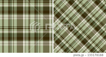 Fabric vector check of pattern background seamless with a plaid texture textile tartan. Set in food colors. Scottish fashion trends. Fabric vector check of pattern background seamless with a plaid texture textile tartan. Set in food colors. Scottish fashion trends. 133178188