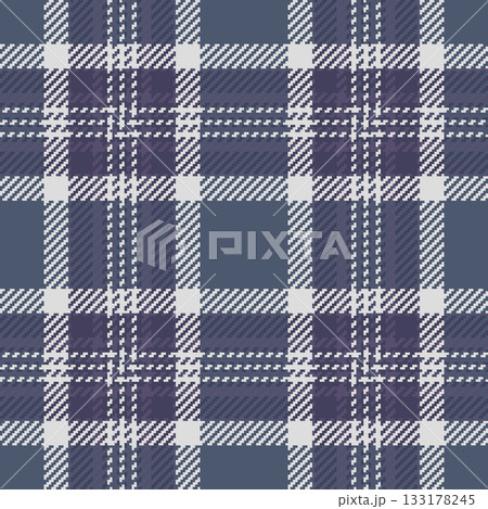 Detailed seamless plaid pattern. Classic tartan design with interwoven stripes, perfect for textile, apparel, and background applications. 133178245