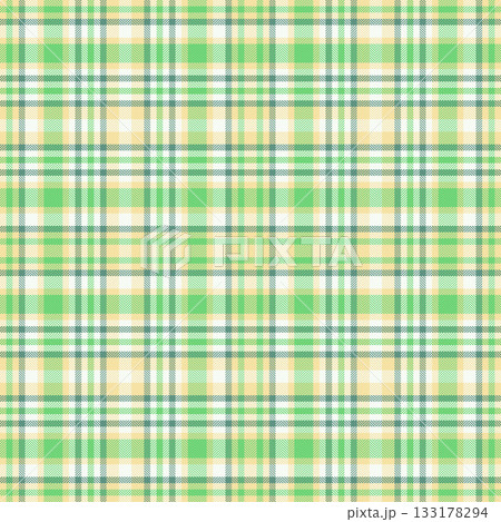 Fiber texture seamless textile, dogtooth background plaid fabric. Cowboy pattern tartan vector check in green and yellow colors. Fiber texture seamless textile, dogtooth background plaid fabric. Cowboy pattern tartan vector check in green and yellow colors. 133178294