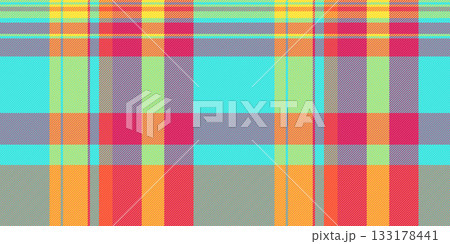 1940s tartan check vector, pano pattern fabric textile. Wool texture plaid background seamless in teal and pink colors. 1940s tartan check vector, pano pattern fabric textile. Wool texture plaid background seamless in teal and pink colors. 133178441