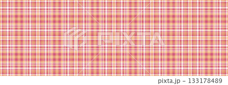 Easter seamless vector texture, retro pattern fabric plaid. Jersey check tartan textile background in orange and pink colors. Easter seamless vector texture, retro pattern fabric plaid. Jersey check tartan textile background in orange and pink colors. 133178489