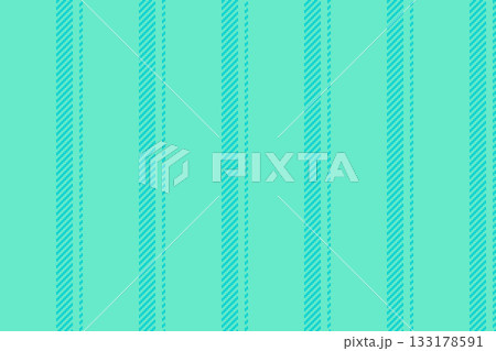 Siece lines texture background, template seamless pattern fabric. Fontour textile vector vertical stripe in teal color. 133178591