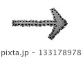 パッチワークな矢印(モノトーン) 133178978