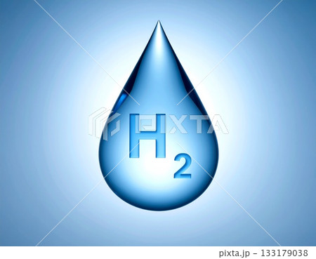 水滴のイメージイラスト 水滴のイメージイラスト 133179038