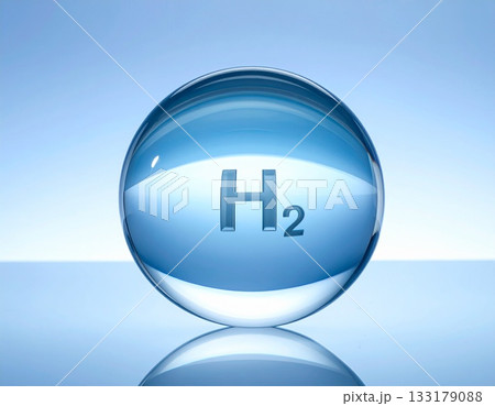 水球の水素イメージイラスト 133179088
