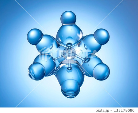 水球の水素イメージイラスト 133179090