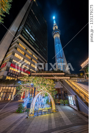 東京スカイツリータウン　クリスマスイルミネーション 133179175