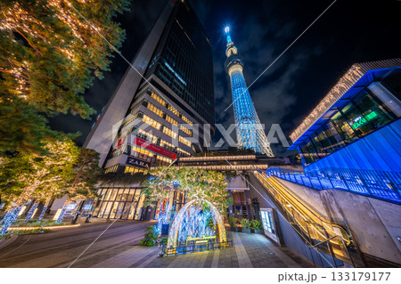 東京スカイツリータウン　クリスマスイルミネーション 133179177