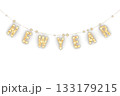 New Year's garland 133179215
