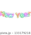 New Year's garland 133179218