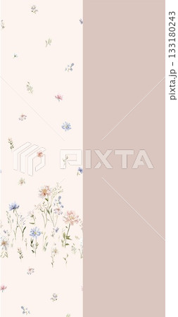 Soft Pastel Patterns with Florals Fruits and Cute Motifs for Notebook Designs Soft Pastel Patterns with Florals Fruits and Cute Motifs for Notebook Designs 133180243