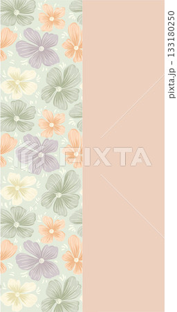 Soft Pastel Patterns with Florals Fruits and Cute Motifs for Notebook Designs Soft Pastel Patterns with Florals Fruits and Cute Motifs for Notebook Designs 133180250