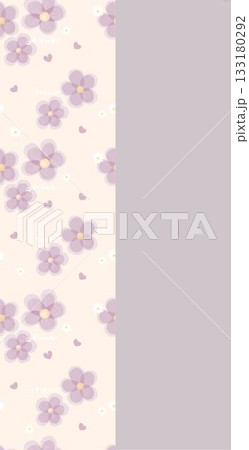 Soft Pastel Patterns with Florals Fruits and Cute Motifs for Notebook Designs 133180292