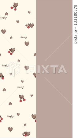 Soft Pastel Patterns with Florals Fruits and Cute Motifs for Notebook Designs 133180379