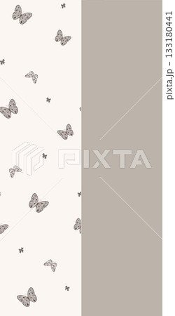 Soft Pastel Patterns with Florals Fruits and Cute Motifs for Notebook Designs 133180441