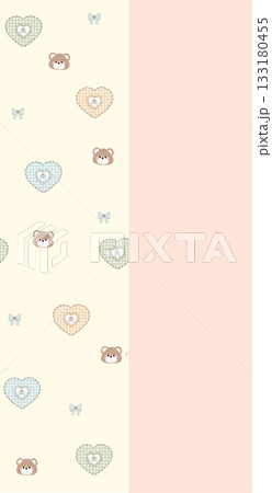 Soft Pastel Patterns with Florals Fruits and Cute Motifs for Notebook Designs 133180455