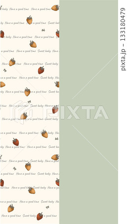 Soft Pastel Patterns with Florals Fruits and Cute Motifs for Notebook Designs 133180479