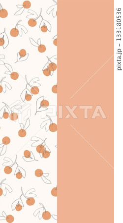 Soft Pastel Patterns with Florals Fruits and Cute Motifs for Notebook Designs 133180536