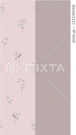 Soft Pastel Patterns with Florals Fruits and Cute Motifs for Notebook Designs 133180568
