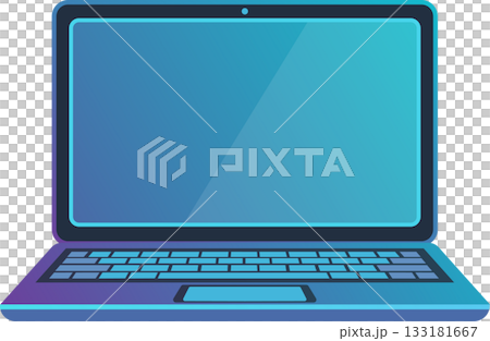 Modern Laptop Computer Icon 133181667