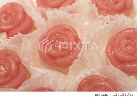 Orange marmalade. A sweet snack. Marmalade with different flavors and colors. 133182315