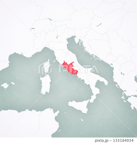 Map of Italy - Lazio 133184034