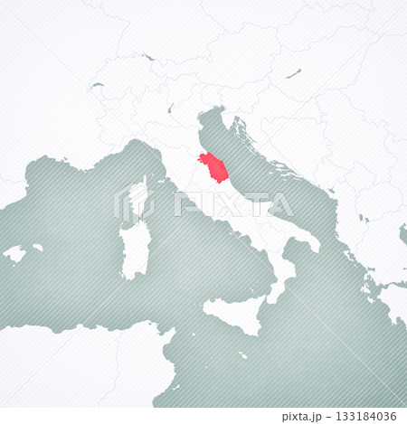 Map of Italy - Marche Map of Italy - Marche 133184036