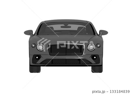 car isolated on transparent background, 3d illustration, cg render car isolated on transparent background, 3d illustration, cg render 133184839