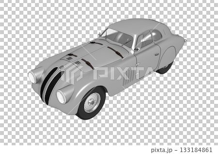 car isolated on transparent background, 3d illustration, cg render car isolated on transparent background, 3d illustration, cg render 133184861