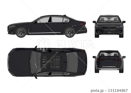 car isolated on transparent background, 3d illustration, cg render car isolated on transparent background, 3d illustration, cg render 133184867
