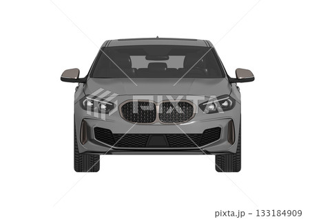 car isolated on transparent background, 3d illustration, cg render car isolated on transparent background, 3d illustration, cg render 133184909