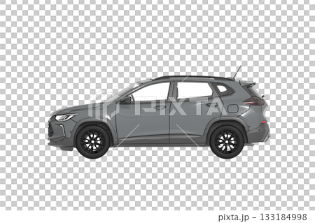 car isolated on transparent background, 3d illustration, cg render car isolated on transparent background, 3d illustration, cg render 133184998