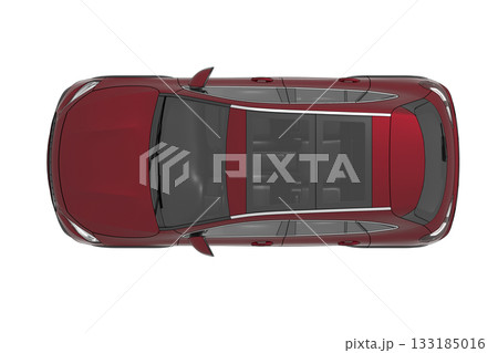 car isolated on transparent background, 3d illustration, cg render car isolated on transparent background, 3d illustration, cg render 133185016